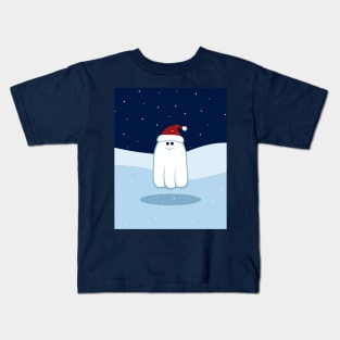 Cute Christmas Ghost Kids T-Shirt